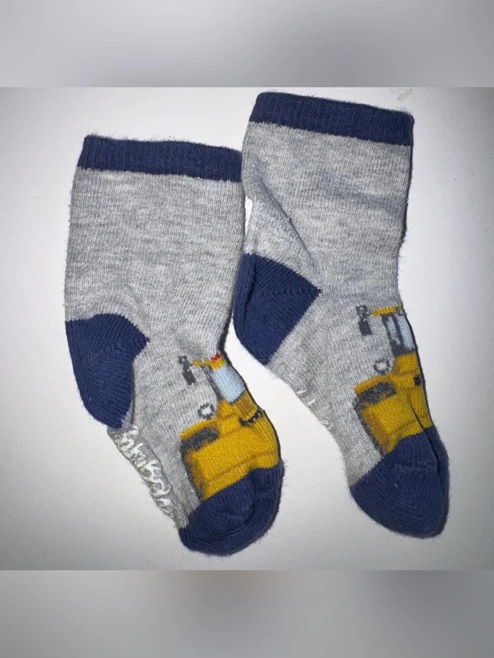 Bundle of Baby Boden socks 6-12 months tractors and stripes